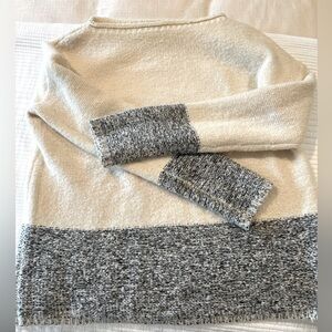 Vince Textured Color Block Sweater